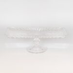 Dik Kesme Ayaklı Dikdörtgen Servis