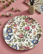 Spode Creatures of Curiosity Cream yuvarlak ahşap tepsi - Görsel 5