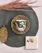 Spode Creatures of Curiosity Fluted (White/Leopard) çay fincanı - Görsel 5