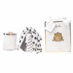 Cote Noire - Herringbone Beyaz & Gold Zigzag Mum