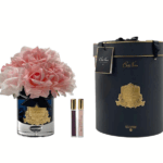 Cote Noire - 12 Güllü Pembe Siyah Cam Gold Koku