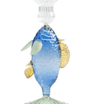 Mavi Balık Figürlü Mumluk