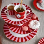 Pip Studio Kırmızı Pembe Porselen Yemek Tabağı 26,5 Cm 51001022 - Görsel 3
