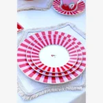 Pip Studio Kırmızı Pembe Porselen Yemek Tabağı 26,5 Cm 51001022 - Görsel 6
