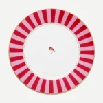 Pip Studio Kırmızı Pembe Porselen Yemek Tabağı 26,5 Cm 51001022