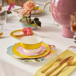 Pip Studio Pembe Porselen Pasta Tabağı 17 Cm 51001096 - Görsel 4