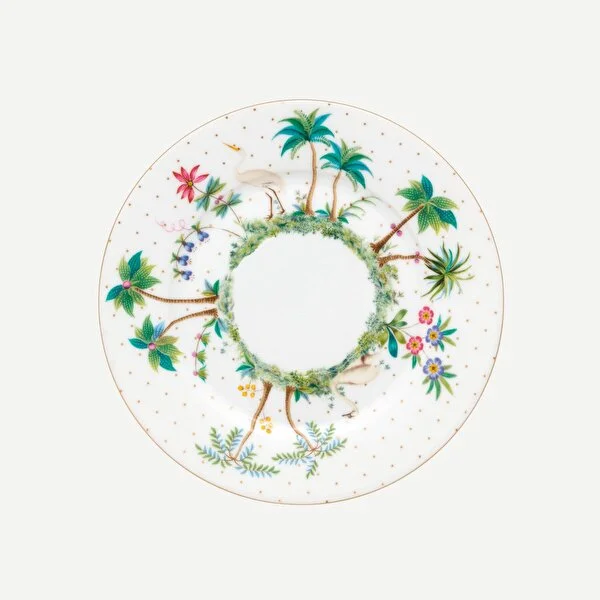 51001249_01 Pip Studio Beyaz Porselen Pasta Tabağı 17 Cm 51001249 - Görsel 1