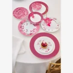 Pip Studio Pembe Porselen Pasta Tabağı 17 Cm 51001504 - Görsel 2