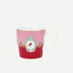Pip Studio Kırmızı Pembe Porselen Kupa 250 Ml 51002026