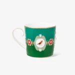 Pip Studio Yeşil Porselen Kupa 150 Ml 51002471 - Görsel 3
