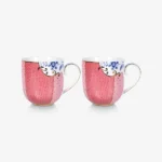 Pip Studio Pembe Porselen Kupa Seti 200 Ml 51002600 - Görsel 5