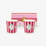 Pip Studio Kırmızı Porselen Kupa Seti 150 Ml 51002611 - Görsel 2