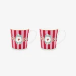 Pip Studio Kırmızı Porselen Kupa Seti 250 Ml 51002614 - Görsel 4