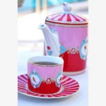 Pip Studio Kırmızı Pembe Porselen Çay Fincanı 200 Ml 51004012 - Görsel 5