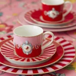 Pip Studio Kırmızı Pembe Porselen Çay Fincanı 200 Ml 51004012 - Görsel 4