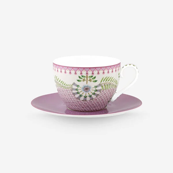 51004191_01 Pip Studio Mor Porselen Çay Fincanı 280 Ml 51004191 - Görsel 1