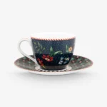 Pip Studio Mavi Porselen Kahve Fincan Seti 120 Ml 51004196 - Görsel 5