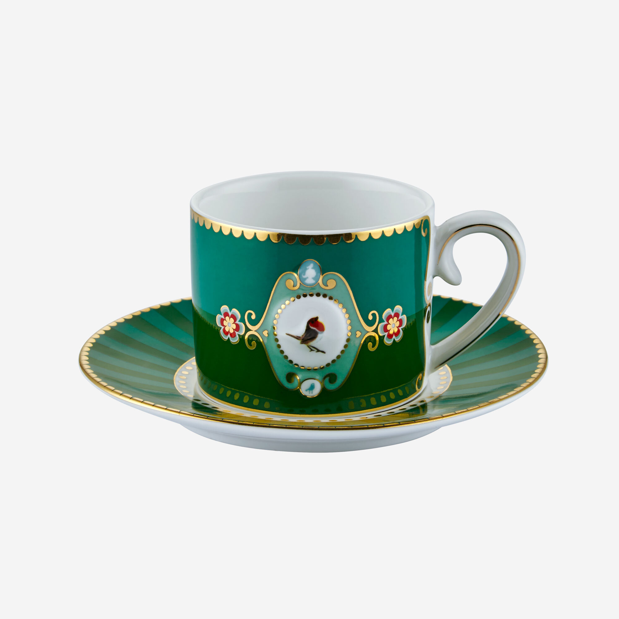 51004210_01 Pip Studio Yeşil Porselen Kahve Fincanı 90 Ml 51004210 - Görsel 1