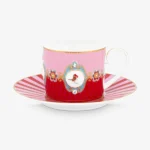 Pip Studio Kırmızı Porselen Çay Fincan Seti 200 Ml 51004227 - Görsel 5