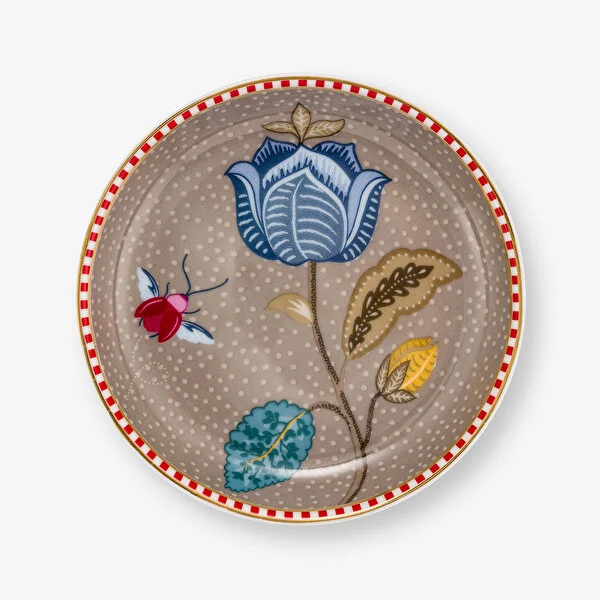 51014002_01 Pip Studio Haki Porselen Çay Tabağı 9 Cm 51014002 - Görsel 1