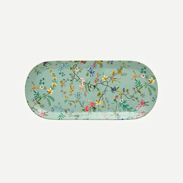51018109_01 Pip Studio Mavi Porselen Servis Tabağı 33 Cm 51018109 - Görsel 1