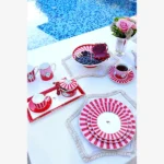 Pip Studio Kırmızı Porselen Servis Tabağı 33,3X15,5 Cm 51018116 - Görsel 5