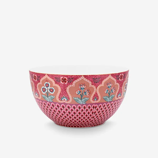 60-01 Pip Studio Kırmızı Porselen Kase 18 Cm 51003196 - Görsel 1