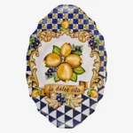 Chiara Alessi Mavi Melamin Meze Tabağı 7 Parça CAMC4123BL1 - Görsel 7