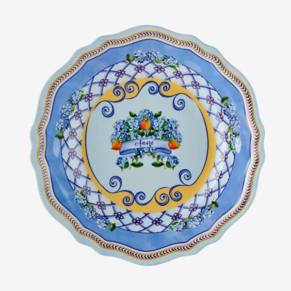 camar2084bl1_02_2 Chiara Alessi Mavi Melamin Servis Kasesi 35 Cm CAMAR2084BL1 - Görsel 1