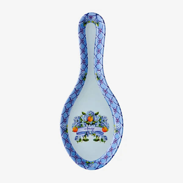 camar7015bl1_02 Chiara Alessi Mavi Melamin Kaşıklık 24 Cm CAMAR7015BL1 - Görsel 1
