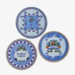Chiara Alessi Mavi Melamin Bardak Altlığı 9,5 Cm CAMAR8023BL1