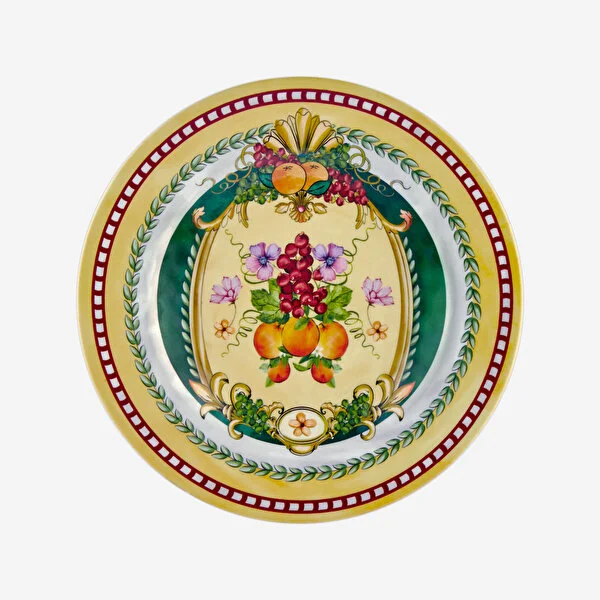 camcd1079gr2_01 Chiara Alessi Sarı Melamin Kahvaltı Tabağı 21,5 Cm CAMCD1079GR2 - Görsel 1