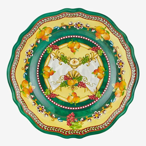 camcd2084gr1_01 Chiara Alessi Yeşil Melamin Servis Kasesi 35 Cm CAMCD2084GR1 - Görsel 1