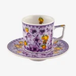 Chiara Alessi Mor Porselen Kahve Fincan Seti 120 Ml CAPAR1ECOV2 - Görsel 2