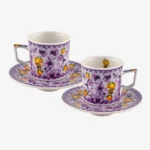 Chiara Alessi Mor Porselen Kahve Fincan Seti 120 Ml CAPAR1ECOV2 - Görsel 5