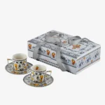Chiara Alessi Gri Porselen Kahve Fincan Seti 120 Ml CAPAR1ECOW2