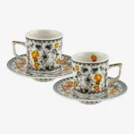 Chiara Alessi Gri Porselen Kahve Fincan Seti 120 Ml CAPAR1ECOW2 - Görsel 4