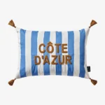 Chiara Alessi Mavi Polyester Dekoratif Yastık 35X50 Cm CATCD3550BL