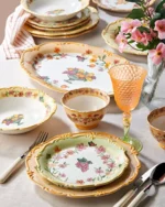 Chiara Alessi Yeşil Porselen Kahvaltı Tabağı 21 Cm CASIS2660GR1 - Görsel 6