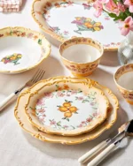 Chiara Alessi Turuncu Porselen Kahvaltı Tabağı 21,5 Cm CASIS2660OR1 - Görsel 6