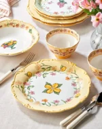 Chiara Alessi Sarı Porselen Yemek Tabağı 26,5 Cm CASIS2656YL1 - Görsel 6