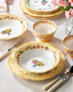 Chiara Alessi Sarı Porselen Çukur Tabak 21,5 Cm CASIS2659YL1 - Görsel 6