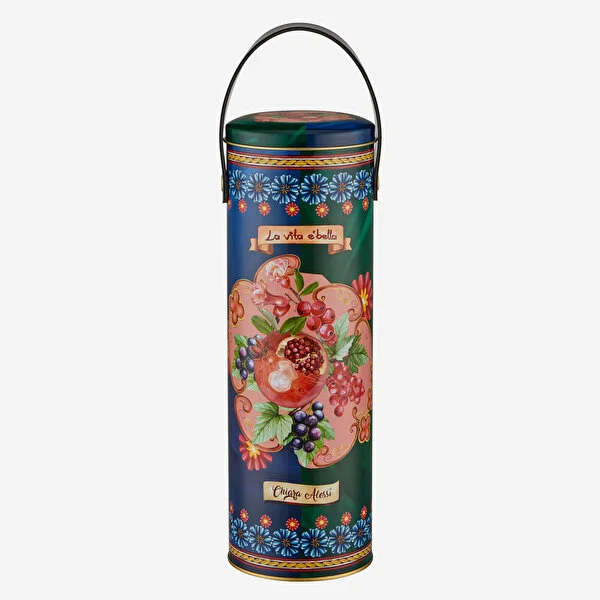 gracebrands5239 Chiara Alessi Mavi Metal Saklama Kabı 32X10 Cm CALTVB315BG - Görsel 1