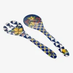 Chiara Alessi Mavi Melamin Servis Seti 28 Cm CAMC6046BL1 - Görsel 4