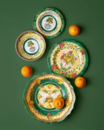 Chiara Alessi Yeşil Melamin Servis Kasesi 35 Cm CAMCD2084GR1 - Görsel 4