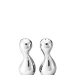 Georg Jensen Cobra Çelik Tuzluk ve Biberlik