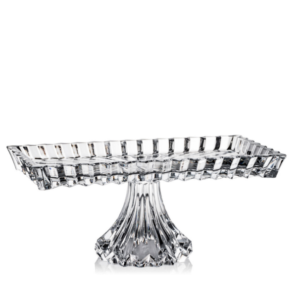 Footed Rectangular Platter Crown Jewel 35*19 cm 130620